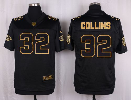 Jalen Collins Atlanta Falcons black Gold Collection jersey
