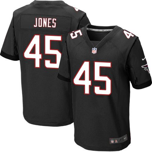 Deion Jones Atlanta Falcons black Elite jersey
