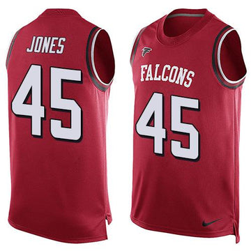 Deion Jones Atlanta Falcons red jersey