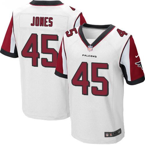 Deion Jones Atlanta Falcons white Elite jersey
