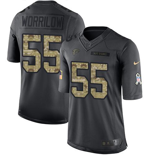 Paul Worrilow Atlanta Falcons black Salute To Service jersey