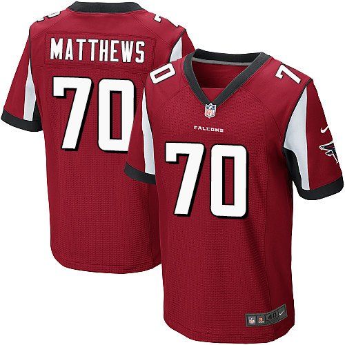 Jake Matthews Atlanta Falcons red Elite jersey