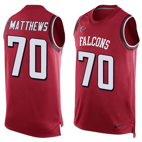 Jake Matthews Atlanta Falcons red jersey