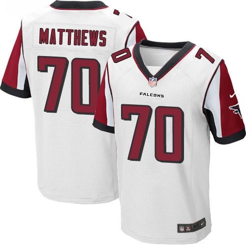 Jake Matthews Atlanta Falcons white Elite jersey