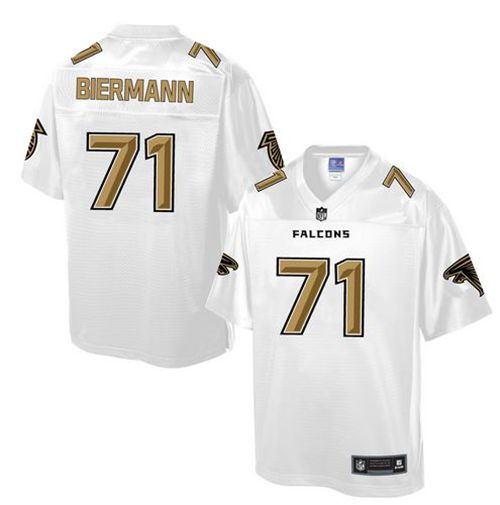 Kroy Biermann Atlanta Falcons white Pro Line jersey