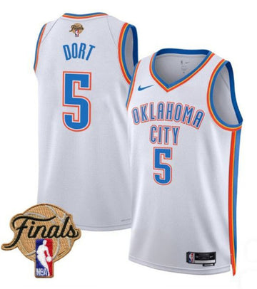 Luguentz Dort Oklahoma City Thunder white jersey