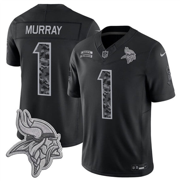 Kyler Murray Minnesota Vikings black Salute To Service jersey