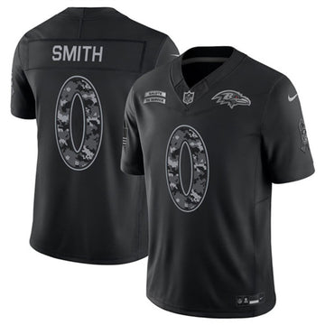 Roquan Smith Baltimore Ravens black Salute To Service jersey