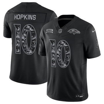 DeAndre Hopkins Baltimore Ravens black Salute To Service jersey