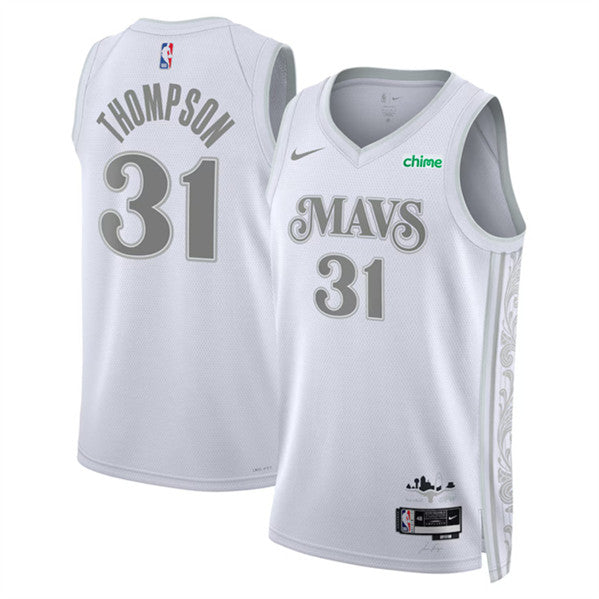 Klay Thompson Dallas Mavericks white City Edition jersey