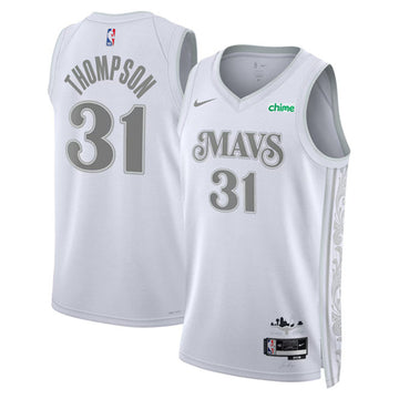Klay Thompson Dallas Mavericks white City Edition jersey