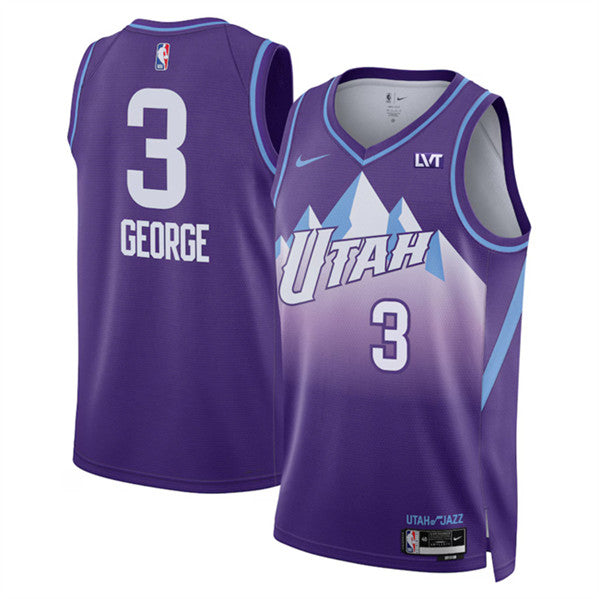 Keyonte George Utah Jazz purple City Edition jersey