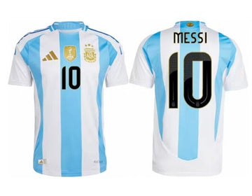 Lionel Messi Argentina National Team white Home jersey
