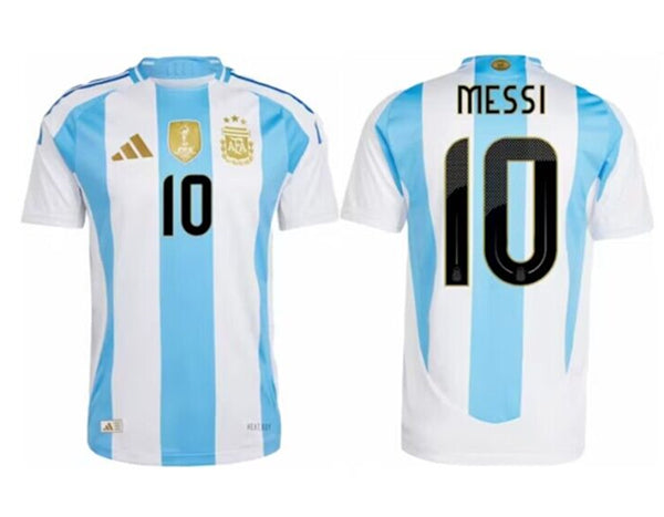 Lionel Messi Argentina National Team white Home jersey