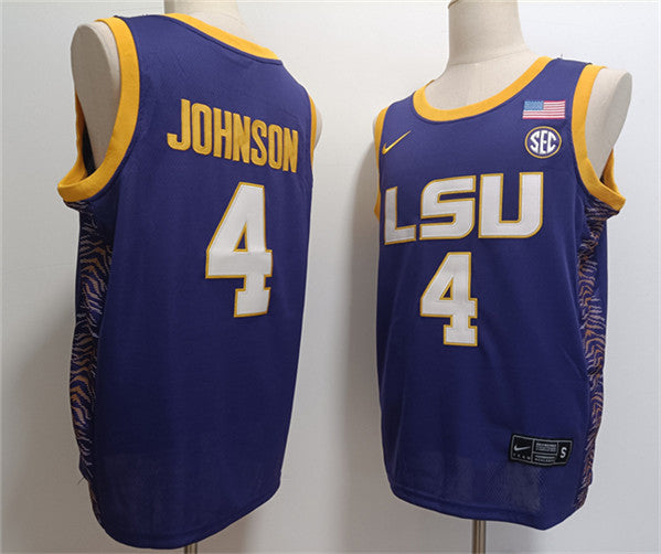 Flau'Jae Johnson LSU Tigers purple jersey