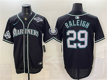 Cal Raleigh Seattle Mariners black Vapor jersey