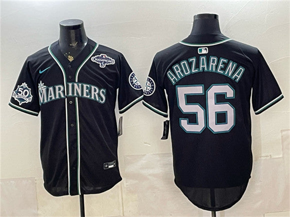 Randy Arozarena Seattle Mariners black Vapor jersey