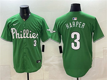 Bryce Harper Philadelphia Phillies green Limited jersey