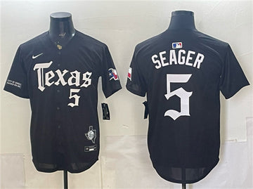 Corey Seager Texas Rangers black Vapor jersey