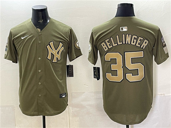 Cody Bellinger New York Yankees olive jersey