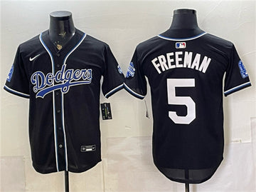 Freddie Freeman Los Angeles Dodgers black Vapor jersey