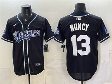 Max Muncy Los Angeles Dodgers black Vapor jersey