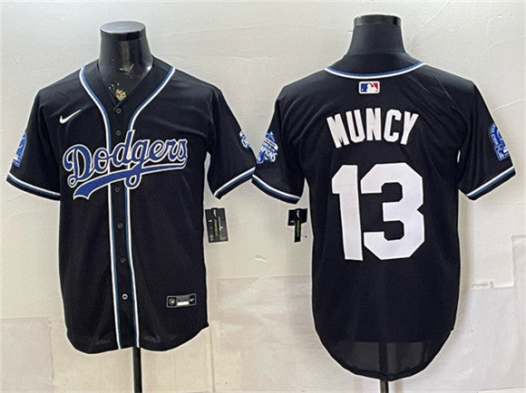 Max Muncy Los Angeles Dodgers black Vapor jersey