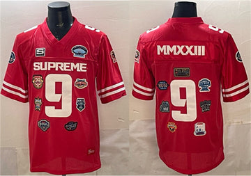 Custom red jersey