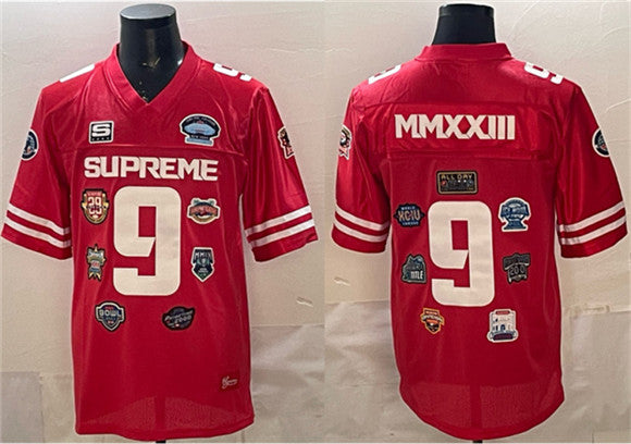 Custom red jersey