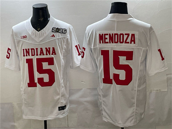 Fernando Mendoza Indiana Hoosiers white jersey