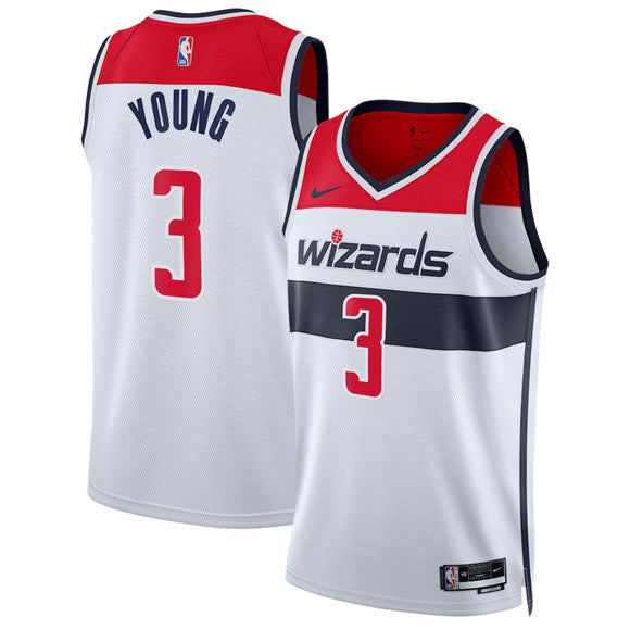 CJ McCollum Washington Wizards white jersey