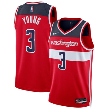 CJ McCollum Washington Wizards red jersey