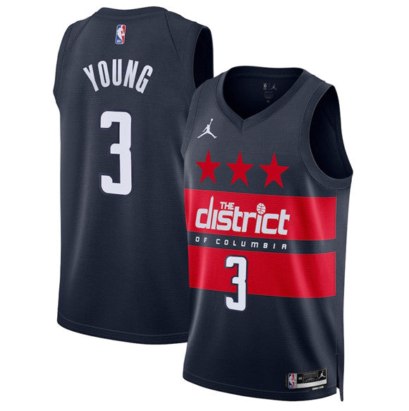 Kyle Kuzma Washington Wizards navy jersey