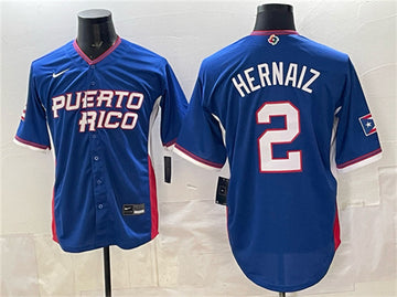 Darell Hernaiz Puerto Rico Baseball royal Classic jersey