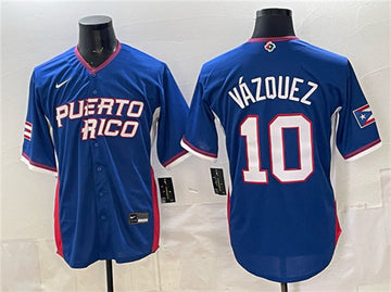 Luis Vázquez Puerto Rico Baseball royal Classic jersey