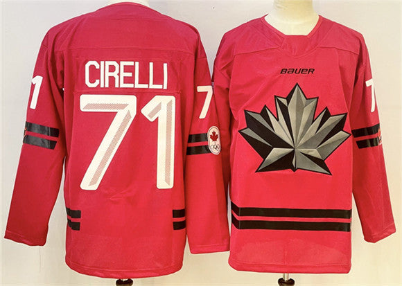 Anthony Cirelli Team Canada red jersey