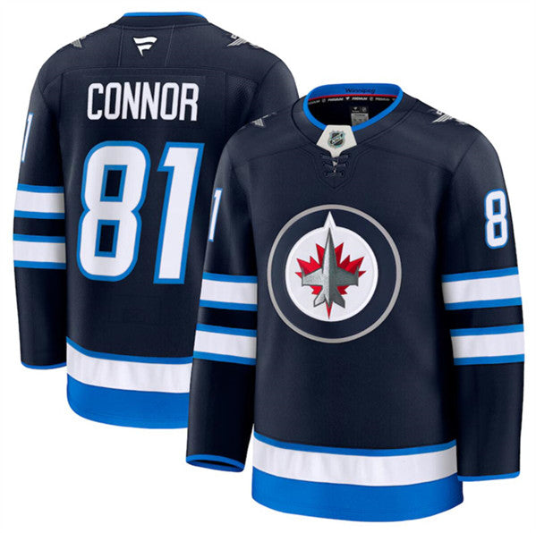 Kyle Connor Winnipeg Jets navy Home jersey