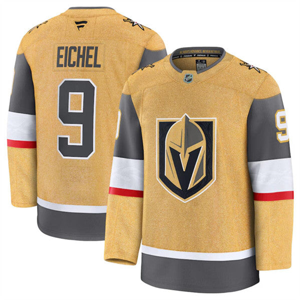 Jack Eichel Vegas Golden Knights gold Home jersey