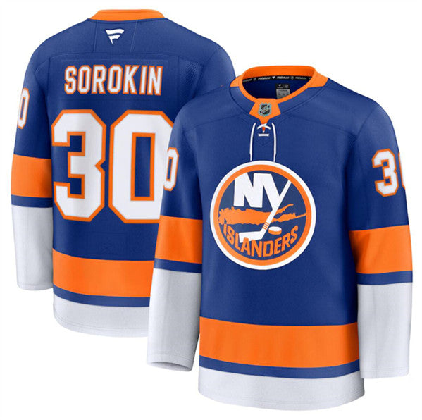 Ilya Sorokin New York Islanders royal Home jersey