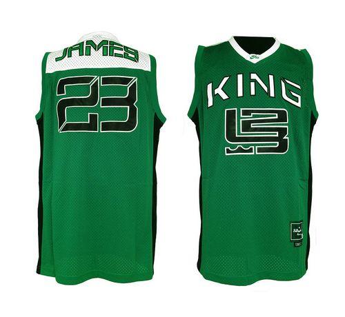 Lebron James Notre Dame Fighting Irish green Throwback jersey
