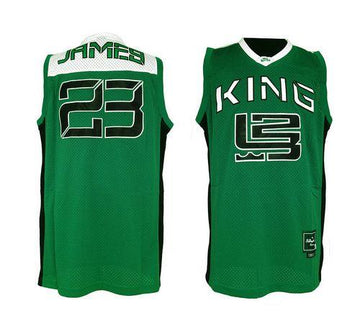 Lebron James Notre Dame Fighting Irish green Throwback jersey