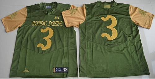 Joe Montana Notre Dame Fighting Irish green jersey
