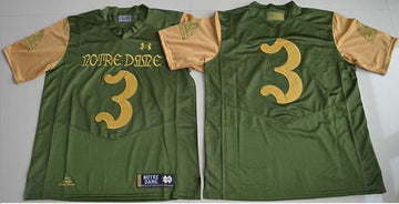 Joe Montana Notre Dame Fighting Irish green jersey