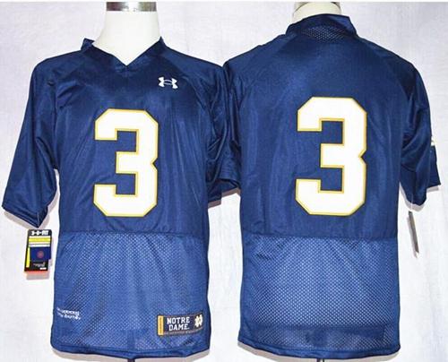 Joe Montana Notre Dame Fighting Irish navy jersey