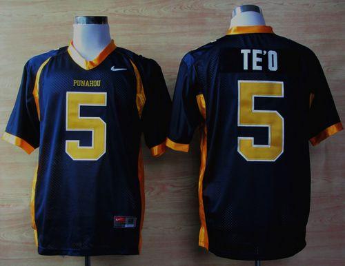Manti Te'o Notre Dame Fighting Irish navy jersey