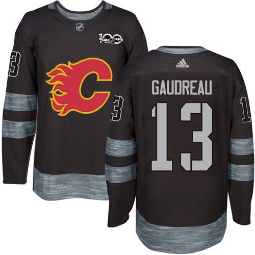 Johnny Gaudreau Calgary Flames black jersey