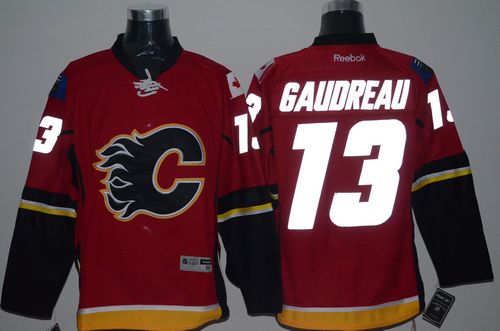 Johnny Gaudreau Calgary Flames red jersey