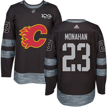 Sean Monahan Calgary Flames black jersey