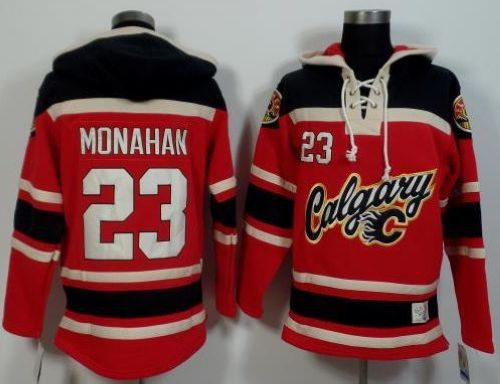 Sean Monahan Calgary Flames red-black jersey