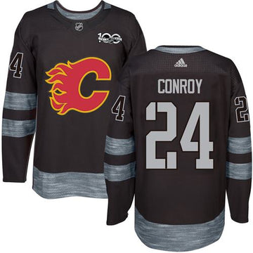 Craig Conroy Calgary Flames black jersey